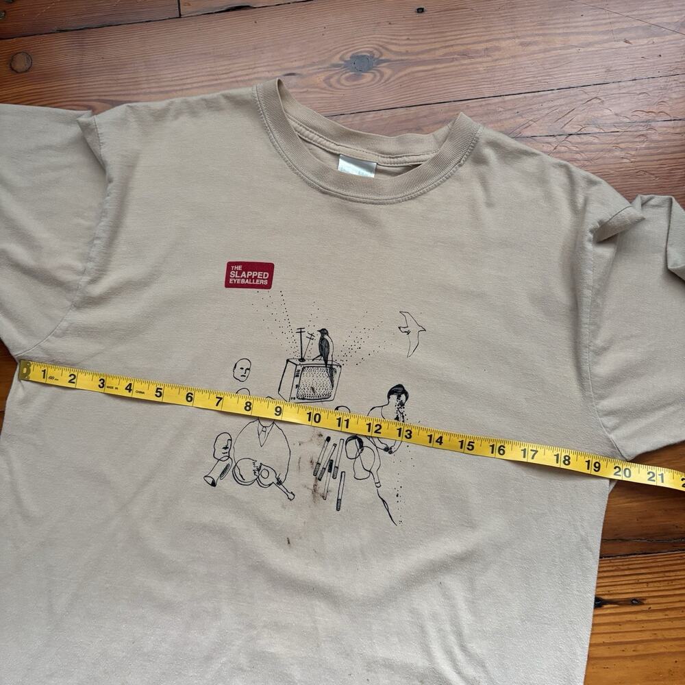 Vintage The Slapped Eyeballers Band T-Shirt Men's Size M Soft Rock Experimental - Picture 5 of 8